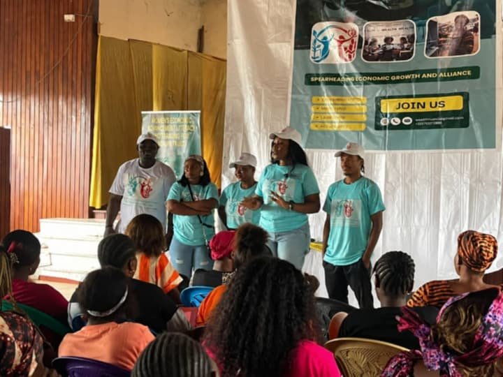 Wealth Trust trainers addressing participants